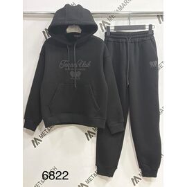 Фотография Костюм спортивный женский 6822 black р.S-L "Met&March" недорого оптом от прямого поставщика