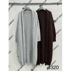 Фотография Кардиган женский T4320 brown р.one size "Met&March" недорого оптом от прямого поставщика