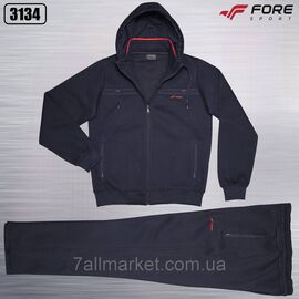 Фотография Спортивный мужской костюм на флисе FORE размеры  M-3XL (5цв) "REMAIN" купить недорого от прямого поставщика