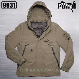 Куртка чоловіча зимова з капюшоном Пума розміри 46-54 (2кв) "REMAIN" купити недорого від прямого постачальника