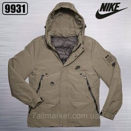 Куртка чоловіча зимова з капюшоном Найк розміри 46-54 (2кв) "REMAIN" купити недорого від прямого постачальника