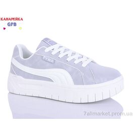 Фотография Кроссовки женские модные Весна/осень Q543-6 (8 пар р.36-41) "GFB-Канарейка" недорого оптом от прямого поставщика