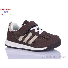 Фотография Кроссовки детские модные Весна/осень S237-6 (8 пар р.26-31) "GFB-Канарейка" недорого оптом от прямого поставщика