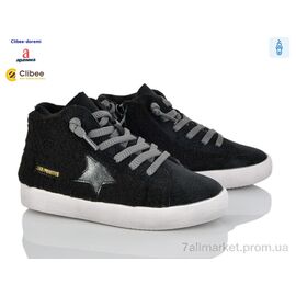 Фотография Ботинки детские удобные Весна/осень A592128 black утеплені (7 пар р.31-37) "Clibee-Doremi" недорого оптом от прямого поставщика