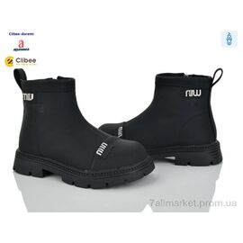 Фотография Ботинки детские удобные Весна/осень A8581-18 black (6 пар р.31-36) "Clibee-Doremi" недорого оптом от прямого поставщика