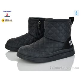 Фотография Ботинки детские удобные зима A8575-81 black (6 пар р.32-37) "Clibee-Doremi" недорого оптом от прямого поставщика