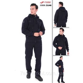 Фотография Спортивный мужской костюм на флисе FORE размеры XL-3XL (2цв) "REMAIN" недорого от прямого поставщика