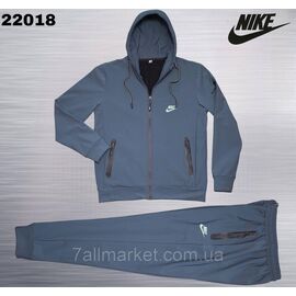 Фотография Спортивный мужской костюм на флис велюре Найк размеры  M-3XL (2цв) "REMAIN" купить недорого от прямого поставщика