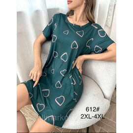 Фотография Туника женская молодёжная р-р 2XL-4XL "FLOWER" купить недорого от прямого поставщика