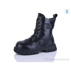 Черевики дитячі зручні Весна/осінь M27 black (8 пар р.27-31) "KEWK" недорого оптом від прямого постачальника