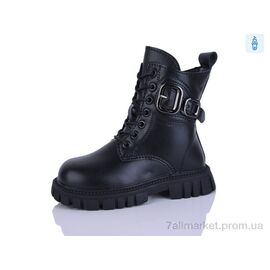 Черевики дитячі зручні Весна/осінь M30 black (8 пар р.27-31) "KEWK" недорого оптом від прямого постачальника