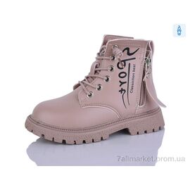 Черевики дитячі зручні Весна/осінь 805 pink (8 пар р.26-30) "KEWK" недорого оптом від прямого постачальника