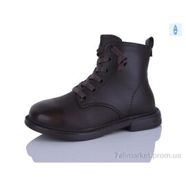 Черевики дитячі зручні Весна/осінь 985-1 brown (10 пар р.26-30) "KEWK" недорого оптом від прямого постачальника