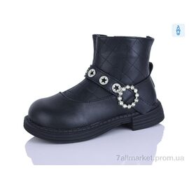 Черевики дитячі зручні Весна/осінь A003 black (8 пар р.27-31) "KEWK" недорого оптом від прямого постачальника