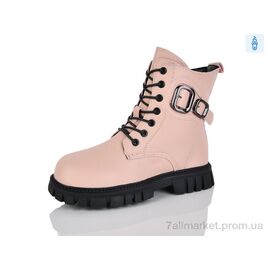 Черевики дитячі зручні Весна/осінь M30-30 pink (8 пар р.32-37) "KEWK" недорого оптом від прямого постачальника