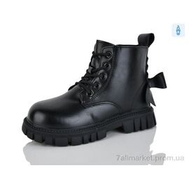 Черевики дитячі зручні Весна/осінь B00 black (8 пар р.32-37) "KEWK" недорого оптом від прямого постачальника