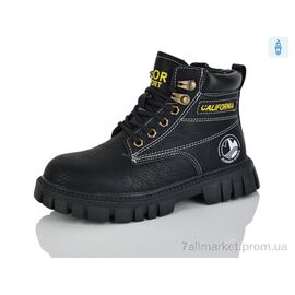 Черевики дитячі зручні Весна/осінь 9035 black (6 пар р.31-36) "KEWK" недорого оптом від прямого постачальника