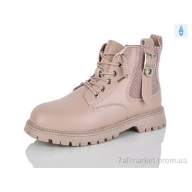 Черевики дитячі зручні Весна/осінь 9010 pink (8 пар р.31-36) "KEWK" недорого оптом від прямого постачальника