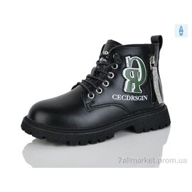Черевики дитячі зручні Весна/осінь 903 black (8 пар р.31-36) "KEWK" недорого оптом від прямого постачальника