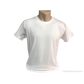 Фотография Футболка мужская Лето N01 білий (4 шт. р.сетка M-2XL) "TurkishBrend" недорого оптом от прямого поставщика