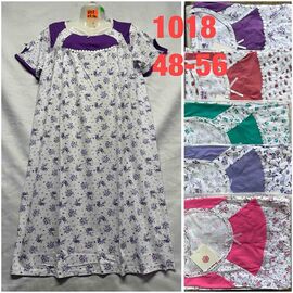 Фотография Ночнушка женская 1018 mix р.48-56 "SHELLY" недорого оптом от прямого поставщика