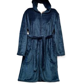 Халат жіночий теплий H104 blue р.48-58 "SHELLY" недорого оптом від прямого постачальника