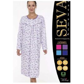 Фотография Ночнушка женская H106 mix р.58-66 "SHELLY" недорого оптом от прямого поставщика