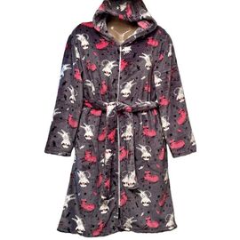 Халат жіночий теплий H117 grey р.48-58 "SHELLY" недорого оптом від прямого постачальника