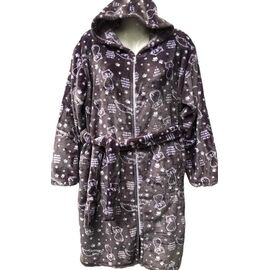 Халат жіночий теплий H118 brown р.48-58 "SHELLY" недорого оптом від прямого постачальника