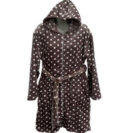 Фотография Халат женский тёплый H134 brown р.48-58 "SHELLY" недорого оптом от прямого поставщика