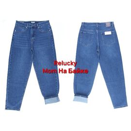 Джинси жіночі утеплені M551-5 blue р.31-38 "LILY" недорого оптом від прямого постачальника