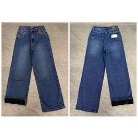 Фотография Джинсы утеплённые женские W0382-6 blue р.28-33 "LILY" недорого оптом от прямого поставщика