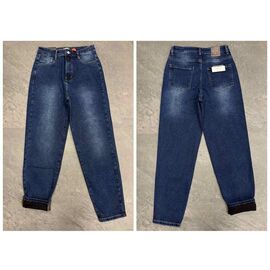 Джинси жіночі утеплені M0560-7 blue р.28-33 "LILY" недорого оптом від прямого постачальника