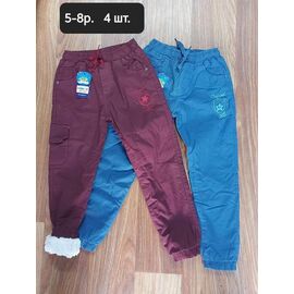 Штани дитячі утеплені на хлопчика M705 wine р.5-8 "MMZ" недорого оптом від прямого постачальника