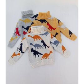 Фотография Свитер детский на мальчика 1117 white р.2-5 "Meloria" недорого оптом от прямого поставщика