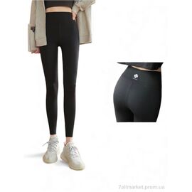 Фотография Лосинсы женские Весна/осень 2946 чорний (6 шт. р.сетка XL-3XL) "Sport style" недорого оптом от прямого поставщика