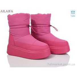 Дутики жіночі утеплені Зима HZ22-5 (6 пар р.36-41) "Ailaifa" недорого оптом від прямого постачальника