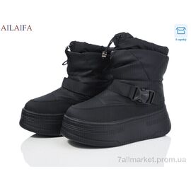 Дутики жіночі утеплені Зима HZ28-1 (8 пар р.36-41) "Ailaifa" недорого оптом від прямого постачальника