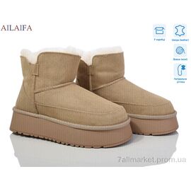 Фотография Угги женские утепленные зима U55-6 (6 пар р.36-41) "Ailaifa" недорого оптом от прямого поставщика