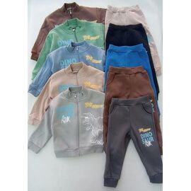 Фотография Костюм детский спортивный тёплый на мальчика 14590 green р.3-7 "Meloria" недорого оптом от прямого поставщика