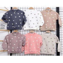 Фотография Свитер детский на девочку 25817 peach р.3-7 "Meloria" недорого оптом от прямого поставщика