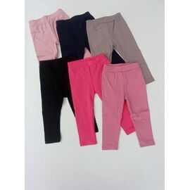 Лосини дитячі теплі на дівчинку 4502 black р.6-9 "Meloria" недорого оптом від прямого постачальника