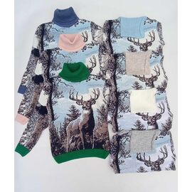 Фотография Свитер детский унисекс 5285 peach р.10-15 "Meloria" недорого оптом от прямого поставщика