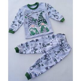 Фотография Пижама детская тёплая на мальчика ML2932 grey р.28-36 "Meloria" недорого оптом от прямого поставщика