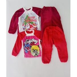 Фотография Пижама детская тёплая на девочку ML2934 wine р.26-38 "Meloria" недорого оптом от прямого поставщика