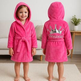 Фотография Халат детский на девочку ML2962 pink р.26-34 "Meloria" недорого оптом от прямого поставщика