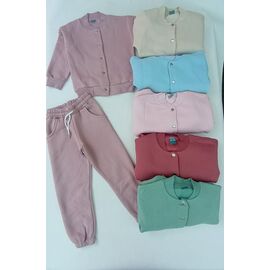 Фотография Костюм детский спортивный тёплый на девочку ML2965 d.beige р.4-12 "Meloria" недорого оптом от прямого поставщика