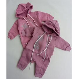 Комбінезон дитячий на дівчинку ML3001 pink р.22-28 "Meloria" недорого оптом від прямого постачальника