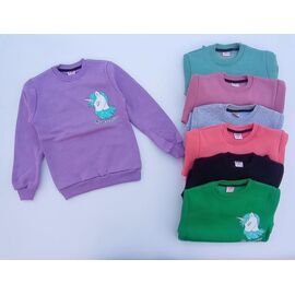 Фотография Свитер детский на девочку ML3025 grey р.6-10 "Meloria" недорого оптом от прямого поставщика