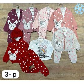 Фотография Костюм детский спортивный тёплый на девочку 1050 l.pink р.0.9-2 "BURATINO" недорого оптом от прямого поставщика